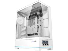 Darkflash DY451L számítógépház ventilátorok nélkül (fehér) (DY451L WHITE)